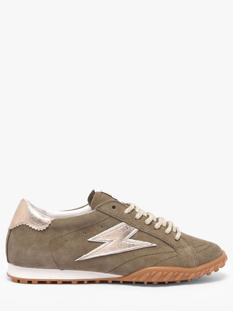 Sneakers Uit Leder Semerdjian Groen women MARYD280