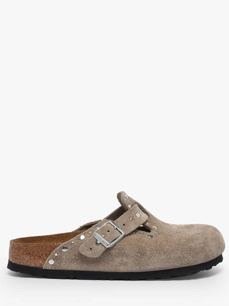 Slippers Uit Leder Birkenstock Bruin women 1030418