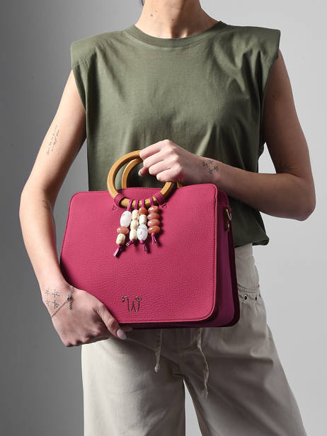 Handtas Camomille Pearl Woomen Roze camomille pearl WCAE1M ander zicht 1