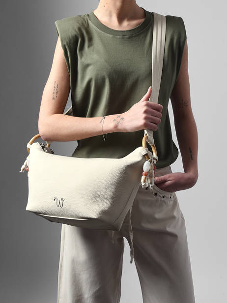 Cross Body Tas Camomille Pearl Woomen Beige camomille pearl WCAE03 ander zicht 1