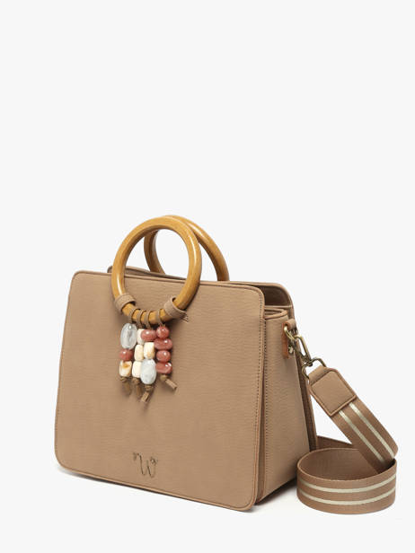 Handtas Camomille Pearl Woomen Beige camomille pearl WCAE1M ander zicht 3