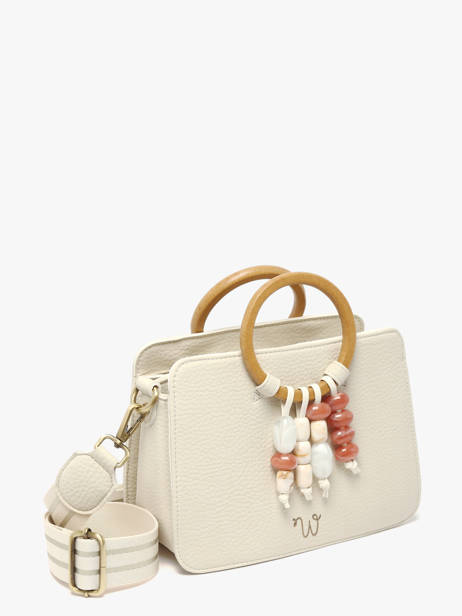 Cross Body Tas Camomille Pearl Woomen Beige camomille pearl WCAE1S ander zicht 3
