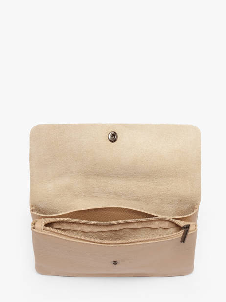 Cross Body Tas Caviar Leder Milano Beige caviar CA23067 ander zicht 3