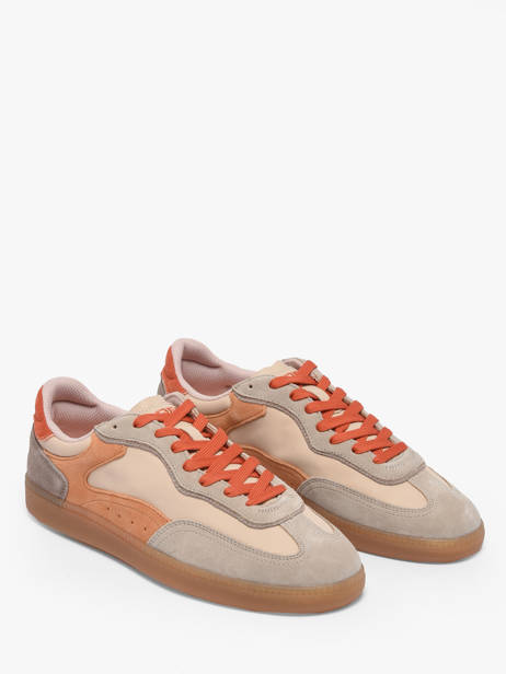 Sneakers Uit Leder Hoff Oranje men 12619407 ander zicht 1