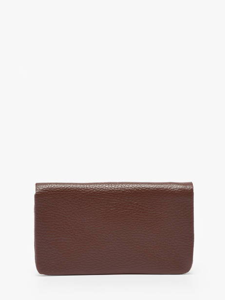 Portemonnee Caviar Leder Milano Bruin caviar CA23113 ander zicht 2