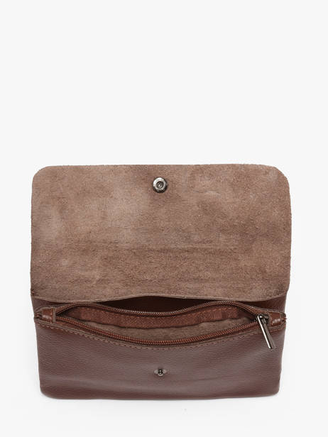 Cross Body Tas Caviar Leder Milano Bruin caviar CA23067 ander zicht 3