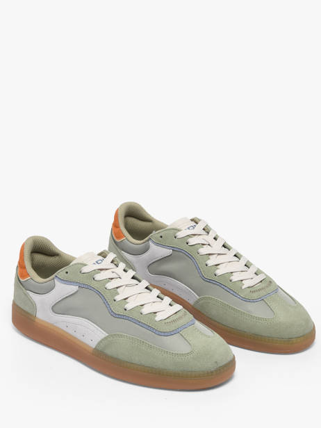Sneakers Uit Leder Hoff Groen men 12519009 ander zicht 1