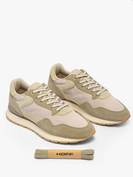 Sneakers Uit Leder Hoff Groen men 12602006 ander zicht 1