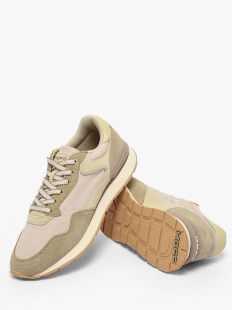 Sneakers Uit Leder Hoff Groen men 12602006 ander zicht 2