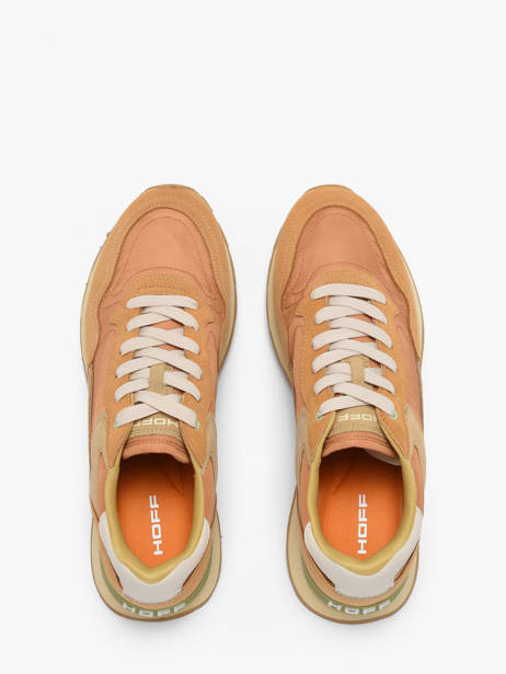 Sneakers Uit Leder Hoff Oranje men 12602009 ander zicht 3