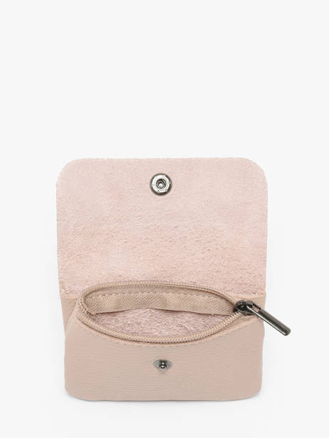 Portemonnee Caviar Leder Milano Beige caviar CA23092 ander zicht 1