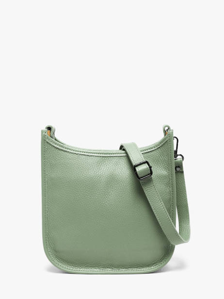 Cross Body Tas Caviar Leder Milano Groen caviar CA25067 ander zicht 4