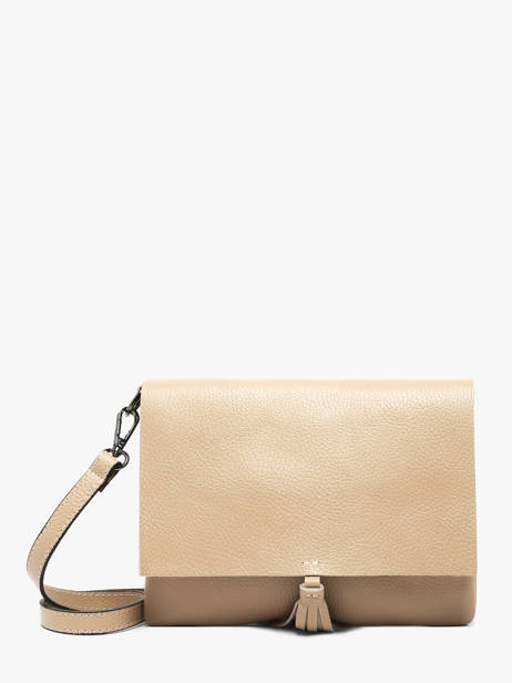 Cross Body Tas Caviar Leder Milano Beige caviar CA22112