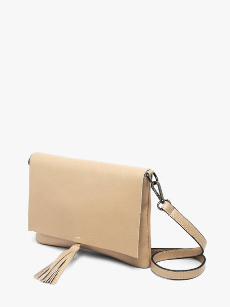 Cross Body Tas Caviar Leder Milano Beige caviar CA22112 ander zicht 2
