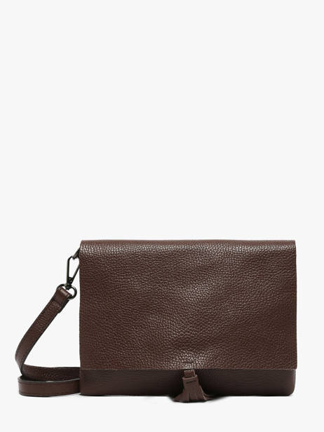 Cross Body Tas Caviar Leder Milano Bruin caviar CA22112