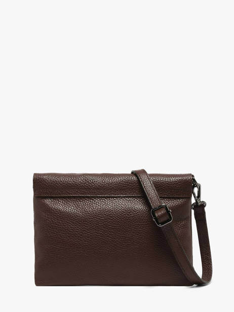 Cross Body Tas Caviar Leder Milano Bruin caviar CA22112 ander zicht 4