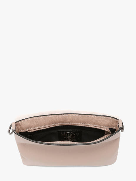 Cross Body Tas Caviar Leder Milano Beige caviar CA22112 ander zicht 3