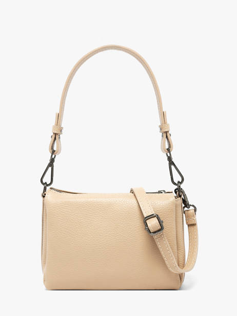 Cross Body Tas Caviar Leder Milano Beige caviar CA25065 ander zicht 4
