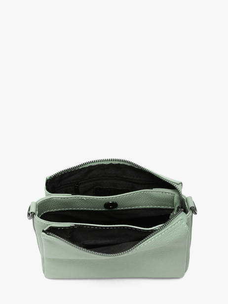 Cross Body Tas Caviar Leder Milano Groen caviar CA25065 ander zicht 3