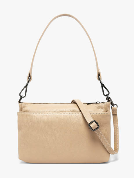 Cross Body Tas Caviar Leder Milano Beige caviar CA25066 ander zicht 4