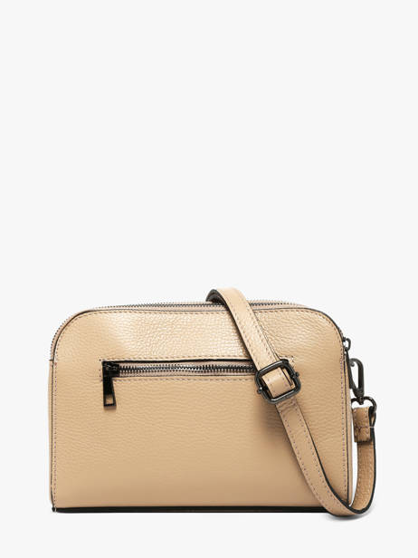 Cross Body Tas Caviar Leder Milano Beige caviar CA21101 ander zicht 4