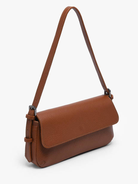 Sac Porté épaule Caviar Leder Milano Bruin caviar CA25111 ander zicht 2