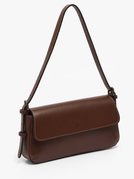 Sac Porté épaule Caviar Leder Milano Bruin caviar CA25111 ander zicht 2
