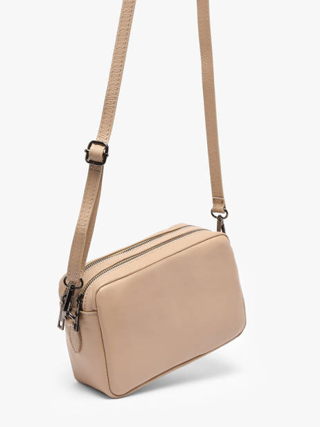 Sac Bandoulière Caviar Leder Milano Beige caviar CA25112 ander zicht 2