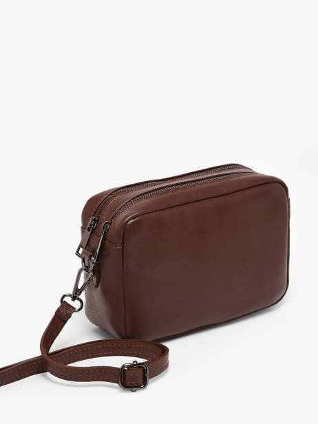 Sac Bandoulière Caviar Leder Milano Bruin caviar CA25112 ander zicht 2