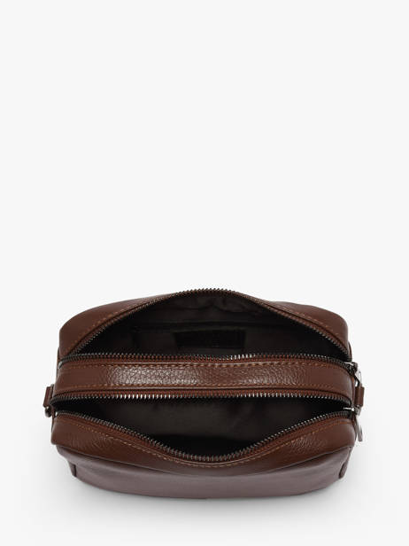 Sac Bandoulière Caviar Leder Milano Bruin caviar CA25112 ander zicht 3