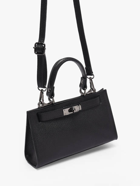Sac Porté Main Caviar Leder Milano Zwart caviar CA25114 ander zicht 2
