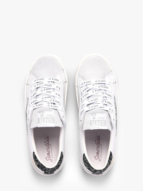 Sneakers Uit Leder Semerdjian Wit women MAYAC782 ander zicht 3