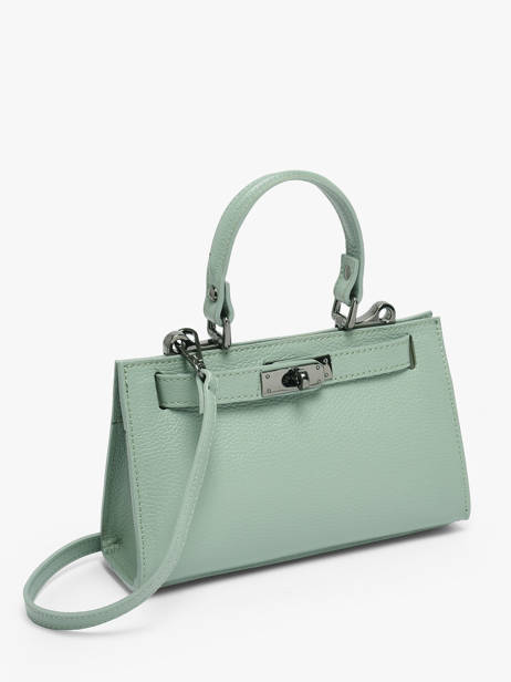 Sac Porté Main Caviar Leder Milano Groen caviar CA25114 ander zicht 2