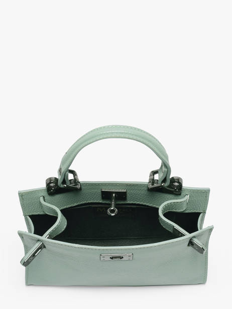 Sac Porté Main Caviar Leder Milano Groen caviar CA25114 ander zicht 3