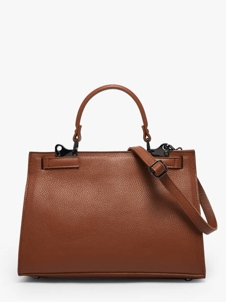 Sac Porté Main Caviar Leder Milano Bruin caviar CA25116 ander zicht 4