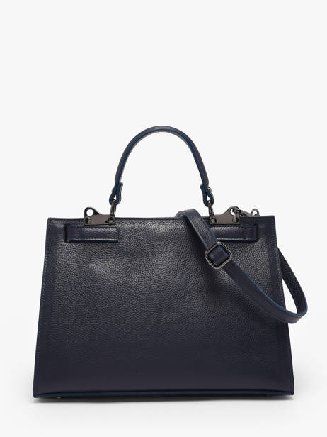 Sac Porté Main Caviar Milano Blauw caviar CA25116 ander zicht 3