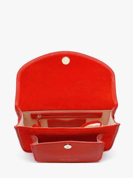 Cross Body Tas Melle George Fusion Leder Paul marius Rood fusion GEORGFUS ander zicht 3