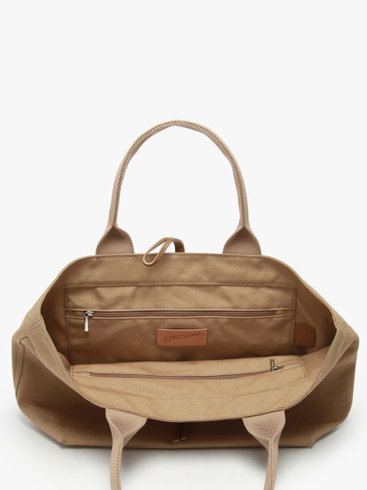 Longchamp Le roseau toile Handtas Beige