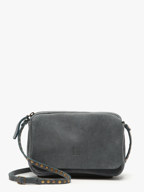 Cross Body Tas Leather Biba Blauw leather BET12L