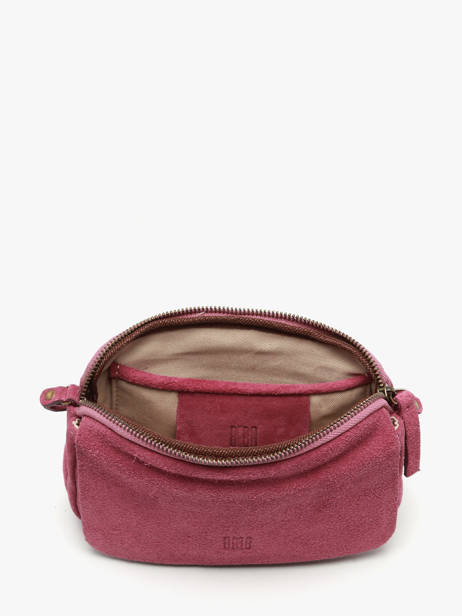 Cross Body Tas Leather Biba Roze leather BET12L ander zicht 2