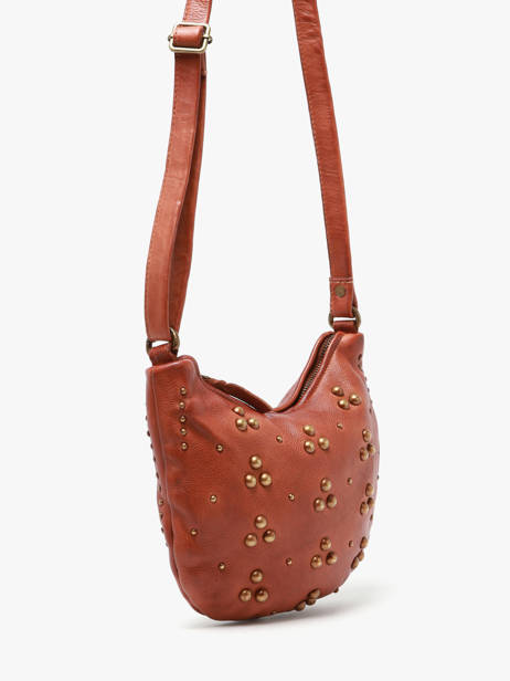 Cross Body Tas Heritage Leder Biba Bruin heritage HIL2L ander zicht 1