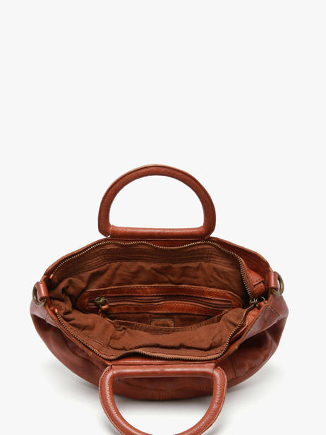 Cross Body Tas Heritage Leder Biba Bruin heritage MIB1L ander zicht 3