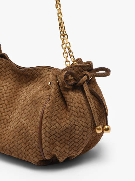 Schoudertas Studio Leder Gerard darel Bruin studio D477 ander zicht 4