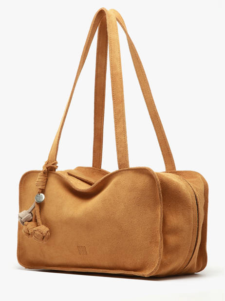 Schoudertas Leather Biba Bruin leather BLI1L ander zicht 1