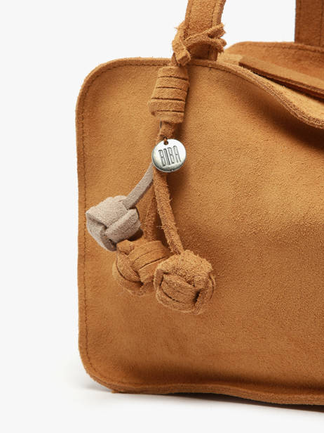 Schoudertas Leather Biba Bruin leather BLI1L ander zicht 2