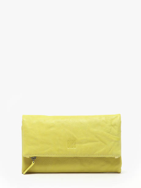 Portefeuille Leder Biba Geel wallet TOT2L