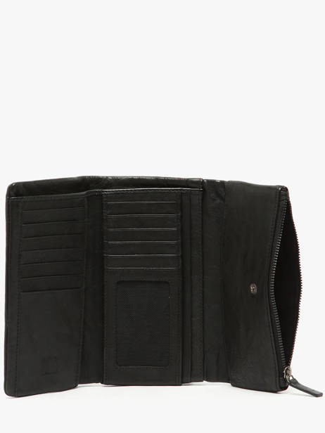 Portefeuille Leder Biba Zwart wallet TOT2L ander zicht 1