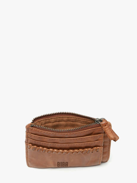 Kaarthouder Leder Biba Bruin heritage WIN8L ander zicht 1