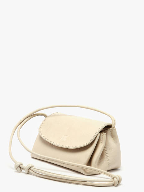 Cross Body Tas Leather Leder Biba Beige leather ISE1L ander zicht 2