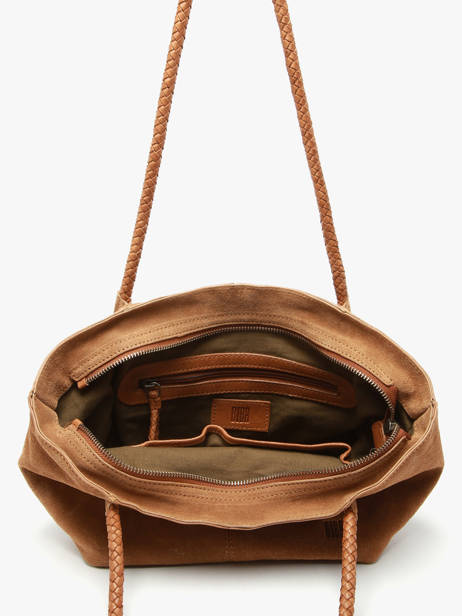 Schoudertas Leather Biba Bruin leather SOR4L ander zicht 3